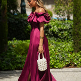 VESTITO 'MARYA' BORGOGNA