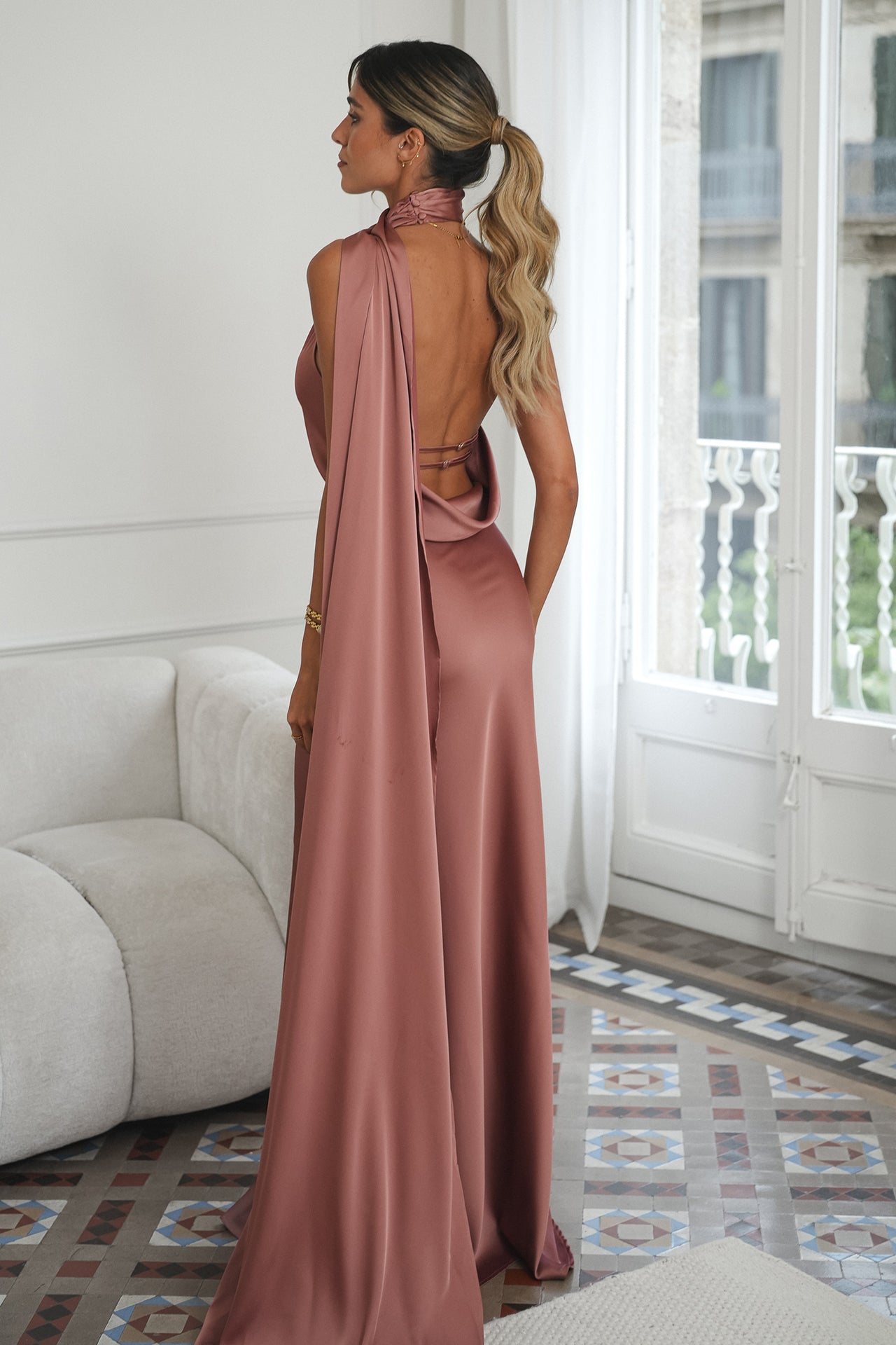 VESTIDO 'PARIS' ROSA CANELA – Kiwini The Label