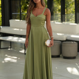 VESTIDO 'MARCELA' PISTACHE