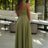 VESTIDO 'MARCELA' PISTACHE