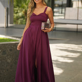 VESTIDO 'MARCELA' BORDÔ