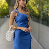 VESTIDO 'HERA' AZUL COBALTO