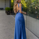 VESTIDO 'HERA' AZUL COBALTO