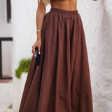 SET 'ST. BARTH' BROWN (100% Linen)