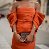 VESTITO 'NOOR' ARANCIONE