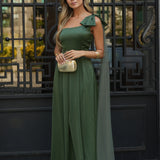 DRESS 'FELICIA' OLIVE GREEN