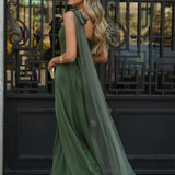 DRESS 'FELICIA' OLIVE GREEN