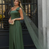 DRESS 'FELICIA' OLIVE GREEN