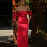 DRESS 'ASTRID' RED
