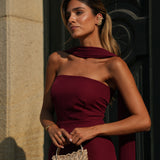 DRESS 'MONTE CARLO' BORDEAUX