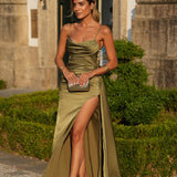 DRESS 'SHARMA' SOFT OLIVE
