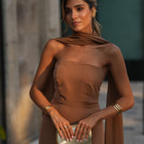 DRESS 'MONTE CARLO' BROWN