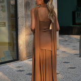 DRESS 'MONTE CARLO' BROWN
