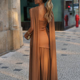 DRESS 'MONTE CARLO' BROWN