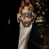 Vestido 'Astrid' crudo