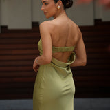 VESTIDO 'LUCY' VERDE MARGARIDA