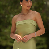 VESTIDO 'LUCY' VERDE MARGARIDA
