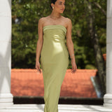 VESTIDO 'LUCY' VERDE MARGARIDA