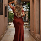 ROBE 'ANNA' TERRACOTTE