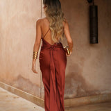 VESTIDO 'BIANCA' TERRACOTTA