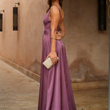 VESTIDO 'MIRNA' MALVA