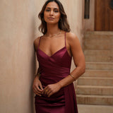 ROBE 'MELLOW' BORDEAUX