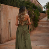 VESTIDO 'LEILA' SOFT OLIVA