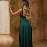 KLEID 'MIRNA' FLASCHENGRÜN