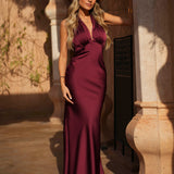 VESTIDO 'MELISSA' BURGUNDY
