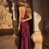VESTIDO 'MELISSA' BURGUNDY