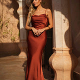 ROBE 'ELODIE' TERRACOTTE