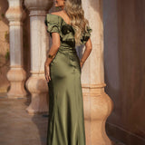 DRESS 'JULIANA' SOFT OLIVE