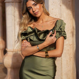 DRESS 'JULIANA' SOFT OLIVE