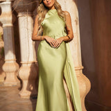 'DRESS "VERONA" SAGE'