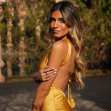 KLEID 'VENEDIG' GELB