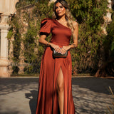 VESTIDO 'JOSEPHINE' TERRACOTA