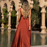 VESTIDO 'MIRNA' TERRACOTTA