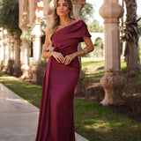 VESTIDO 'INÊS" WARM BORDEAUX