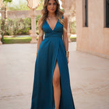 'DRESS "CAMILLA" PETROLEUM'