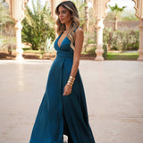 'DRESS "CAMILLA" PETROLEUM'