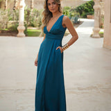 'DRESS "CAMILLA" PETROLEUM'