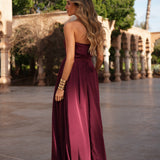 VESTIDO 'LEILA' BURGUNDY