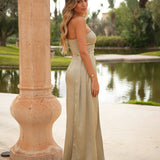 VESTIDO 'LARA' DUSTY GREEN