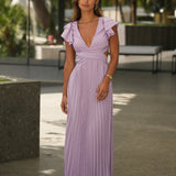 'ESTELLE' LILAC DRESS