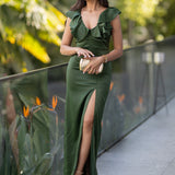 VESTIDO 'ZENDAYA' VERDE OLIVA
