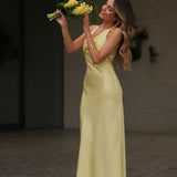VESTIDO 'SYDNEY' AMARELO PASTEL