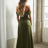 ROBE 'GIULIA' WARM OLIVA