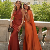 VESTIDO 'PARÍS' TERRACOTA SUAVE