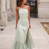 VESTIDO 'ALISON' VERDE SECO SUAVE