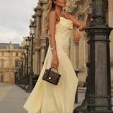 VESTIDO 'FONTELINA' AMARILLO MANTEQUILLA